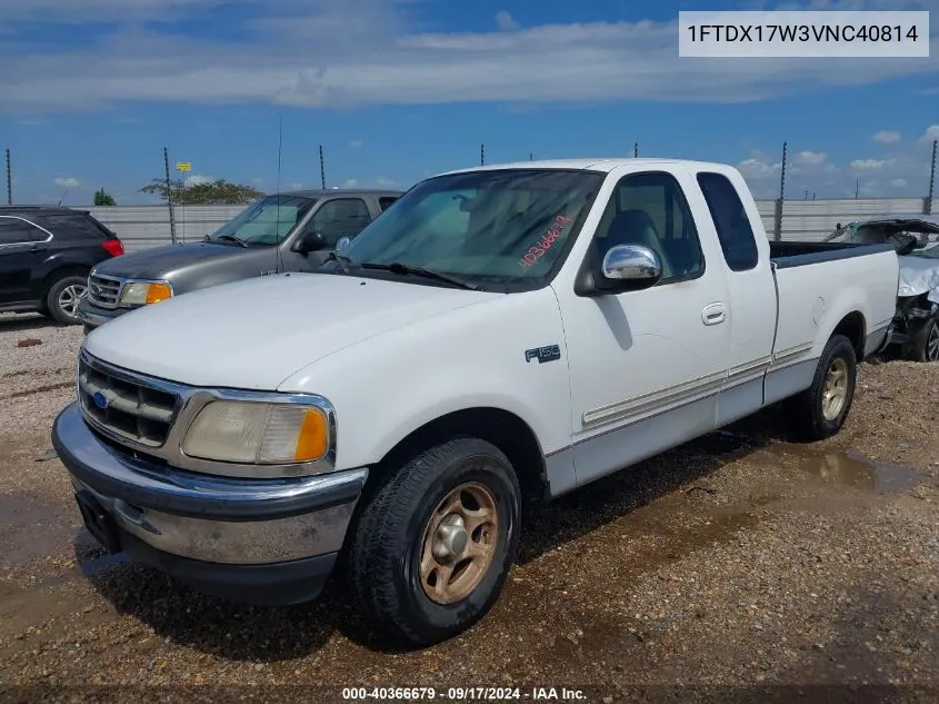 1997 Ford F-150 Lariat/Standard/Xl/Xlt VIN: 1FTDX17W3VNC40814 Lot: 40366679