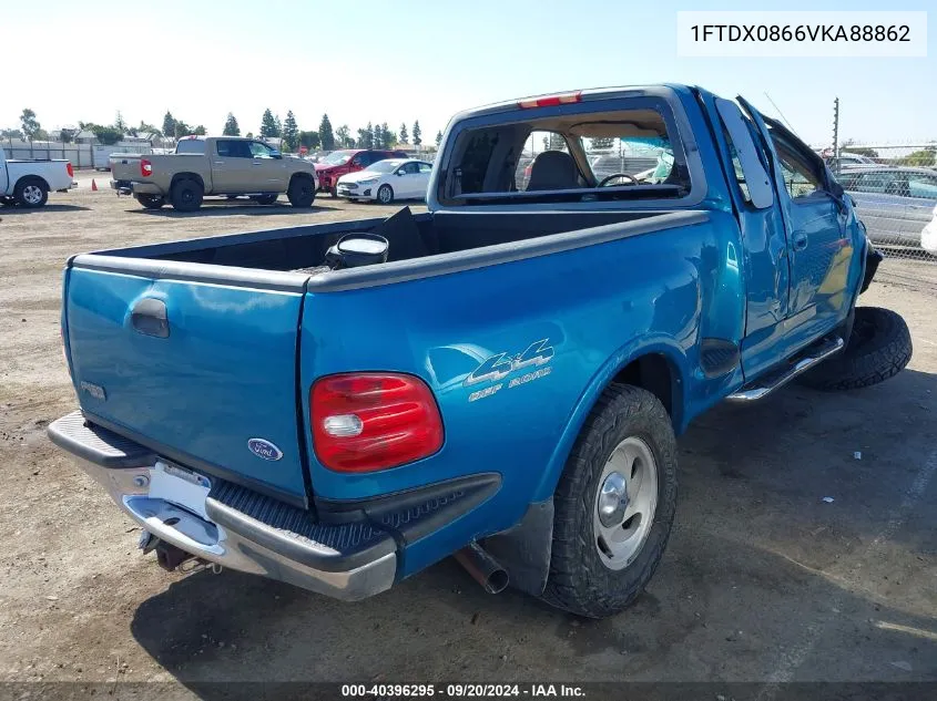 1997 Ford F-150 Lariat/Xl/Xlt VIN: 1FTDX0866VKA88862 Lot: 40396295