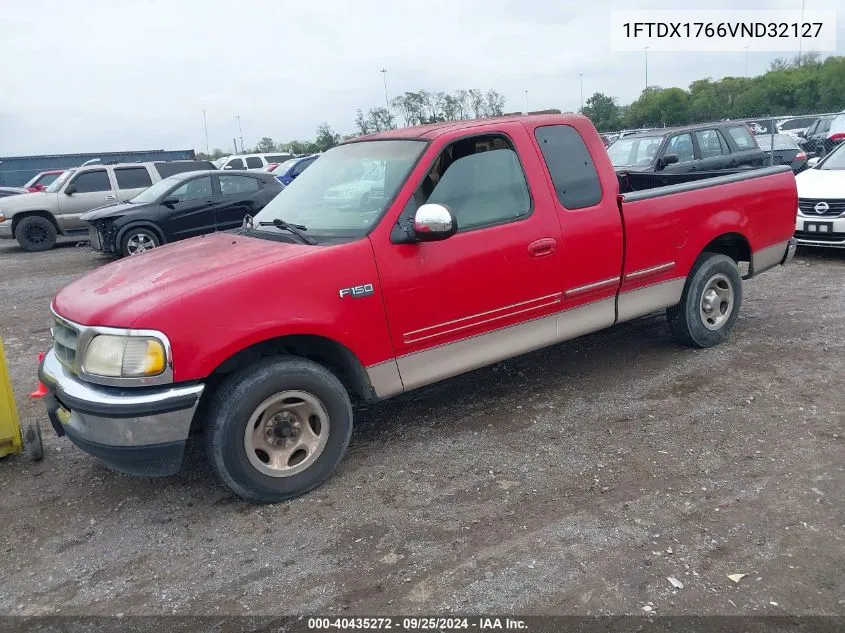 1997 Ford F-150 Lariat/Standard/Xl/Xlt VIN: 1FTDX1766VND32127 Lot: 40435272