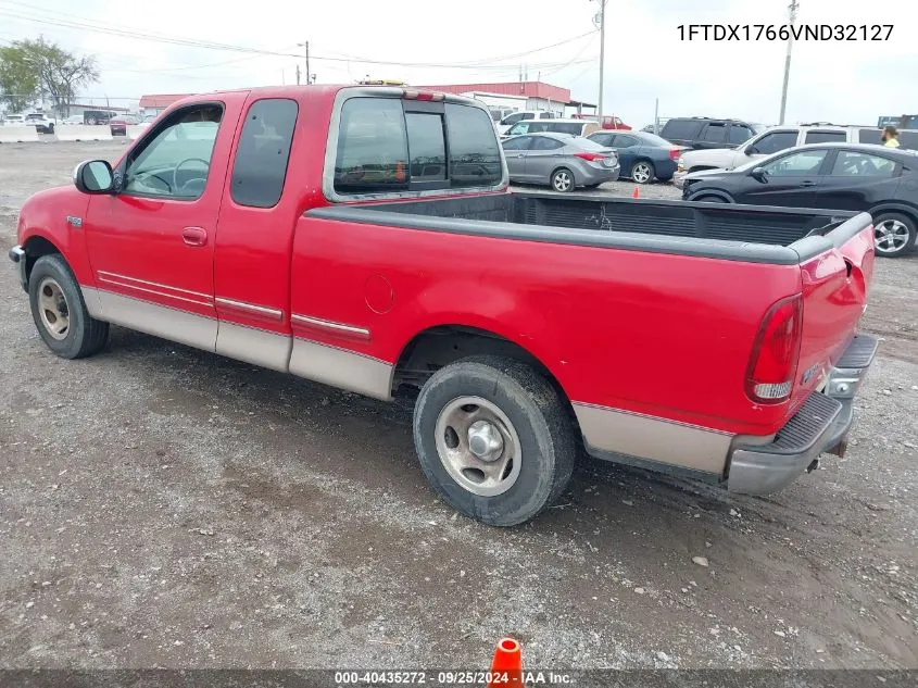 1997 Ford F-150 Lariat/Standard/Xl/Xlt VIN: 1FTDX1766VND32127 Lot: 40435272