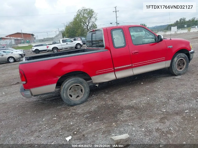 1997 Ford F-150 Lariat/Standard/Xl/Xlt VIN: 1FTDX1766VND32127 Lot: 40435272