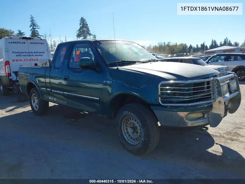 1997 Ford F150 VIN: 1FTDX1861VNA08677 Lot: 40440315