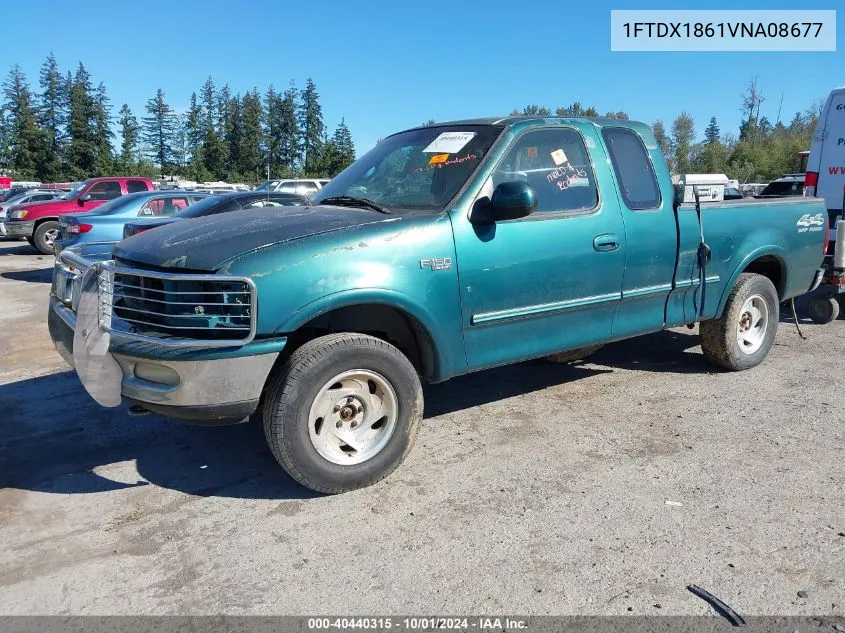 1997 Ford F150 VIN: 1FTDX1861VNA08677 Lot: 40440315