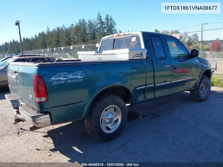 1997 Ford F150 VIN: 1FTDX1861VNA08677 Lot: 40440315