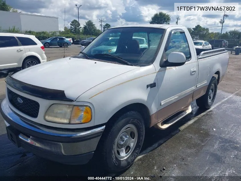 1997 Ford F-150 Lariat/Standard/Xl/Xlt VIN: 1FTDF17W3VNA67802 Lot: 40444772