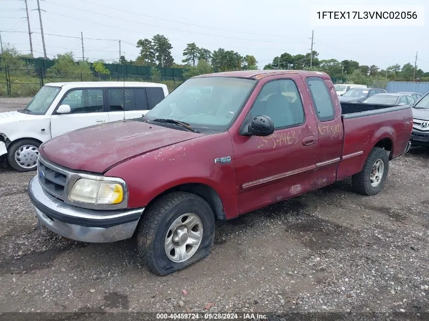 1997 Ford F-150 Lariat/Xl/Xlt VIN: 1FTEX17L3VNC02056 Lot: 40459724