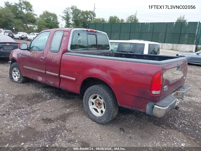 1997 Ford F-150 Lariat/Xl/Xlt VIN: 1FTEX17L3VNC02056 Lot: 40459724