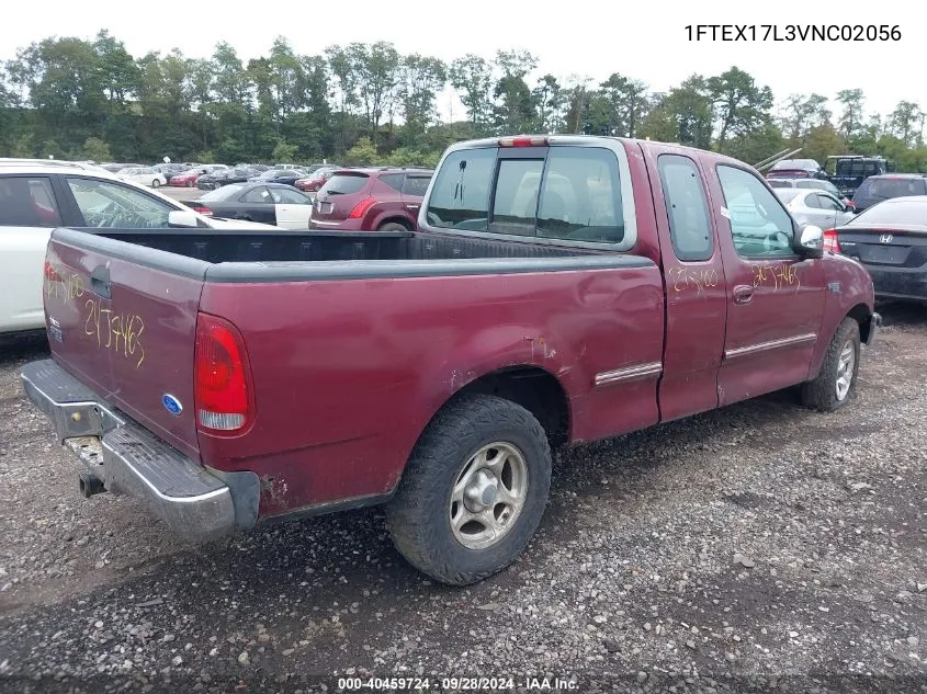 1997 Ford F-150 Lariat/Xl/Xlt VIN: 1FTEX17L3VNC02056 Lot: 40459724