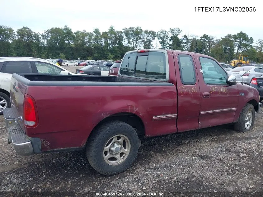 1997 Ford F-150 Lariat/Xl/Xlt VIN: 1FTEX17L3VNC02056 Lot: 40459724