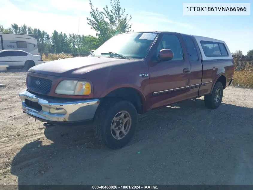 1997 Ford F150 VIN: 1FTDX1861VNA66966 Lot: 40463926