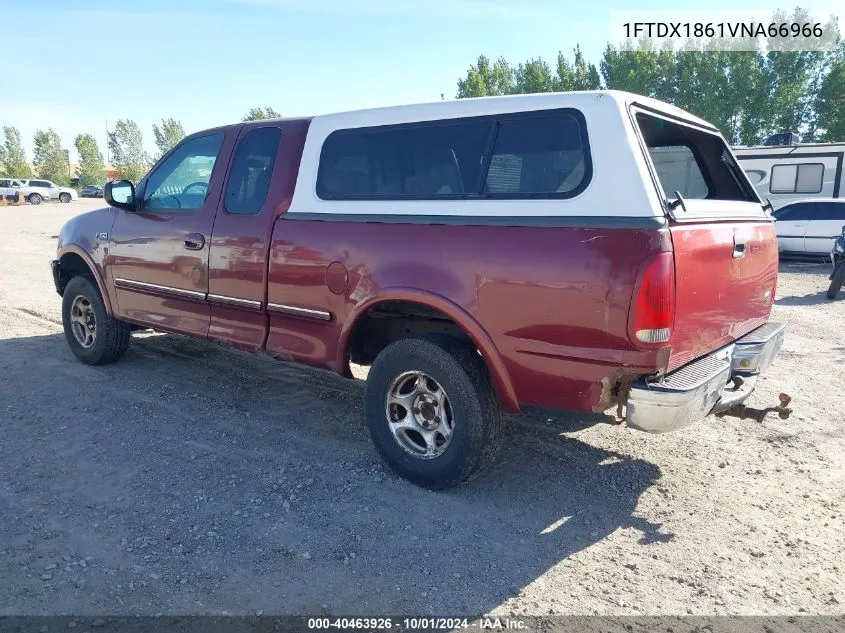 1997 Ford F150 VIN: 1FTDX1861VNA66966 Lot: 40463926