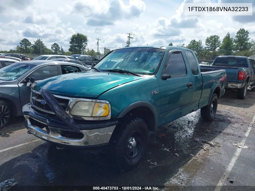 1997 Ford F-150 Lariat/Xl/Xlt VIN: 1FTDX1868VNA32233 Lot: 40473703