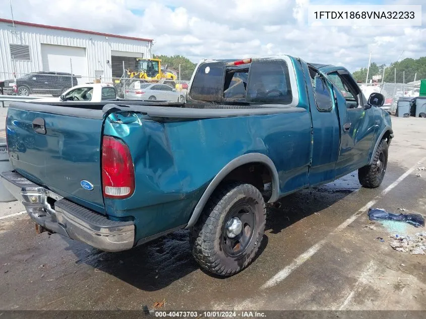 1997 Ford F-150 Lariat/Xl/Xlt VIN: 1FTDX1868VNA32233 Lot: 40473703