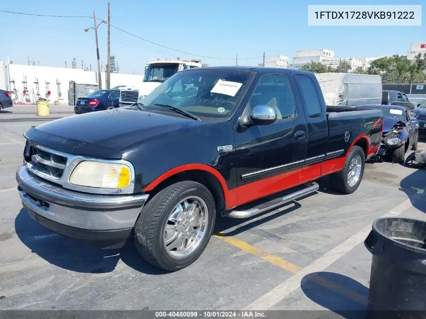 1997 Ford F150 VIN: 1FTDX1728VKB91222 Lot: 40480099