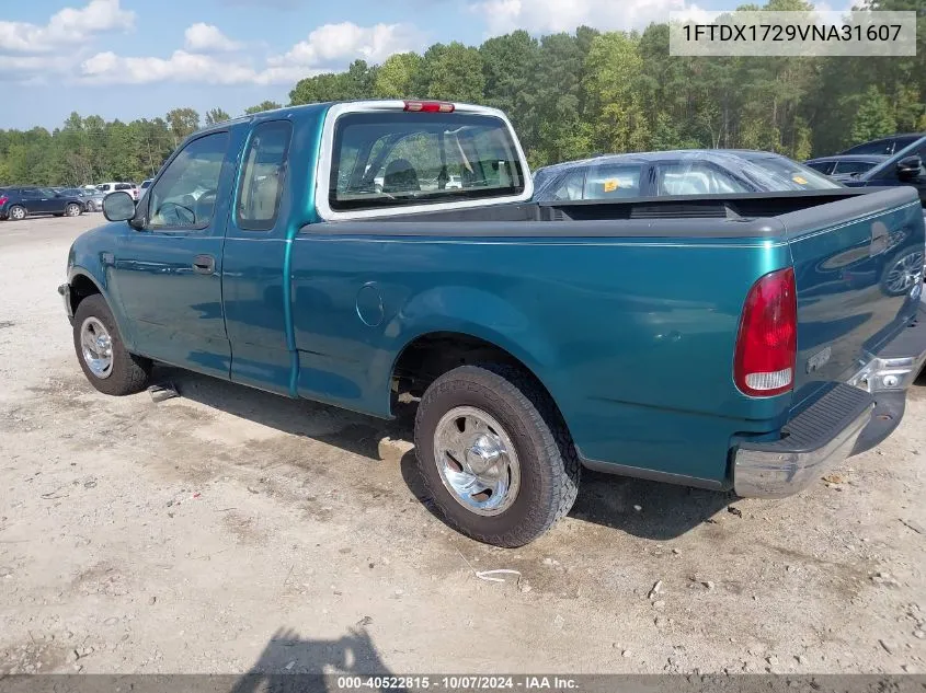 1997 Ford F-150 Standard/Xl/Xlt VIN: 1FTDX1729VNA31607 Lot: 40522815