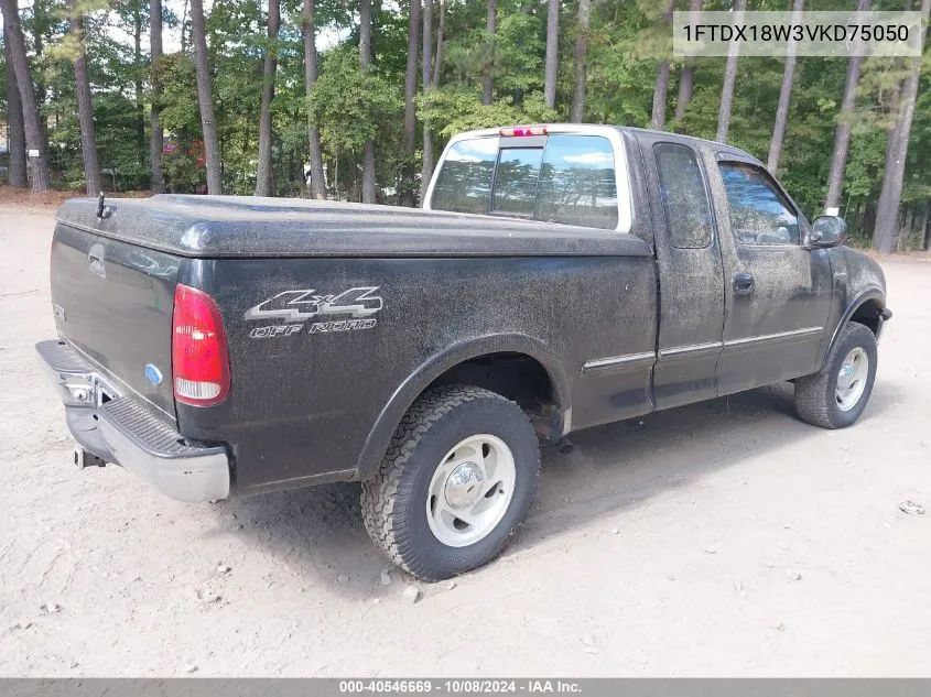 1997 Ford F-150 Lariat/Xl/Xlt VIN: 1FTDX18W3VKD75050 Lot: 40546669