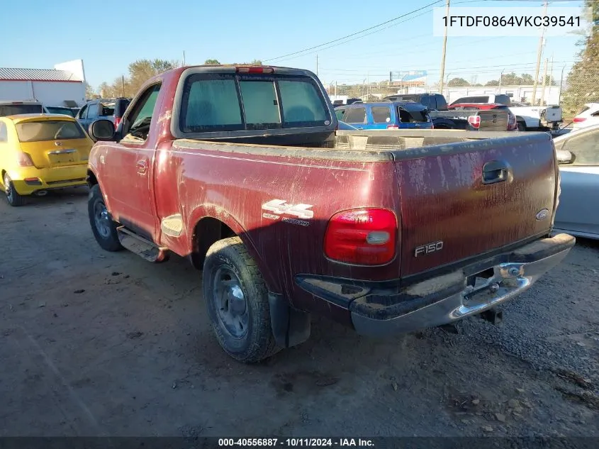 1997 Ford F-150 Lariat/Xl/Xlt VIN: 1FTDF0864VKC39541 Lot: 40556887