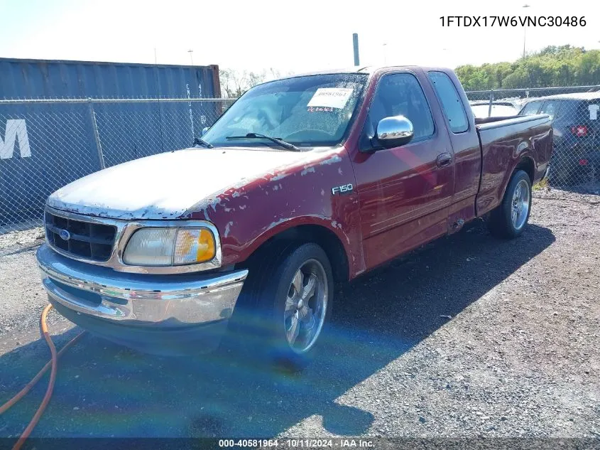 1997 Ford F-150 Lariat/Standard/Xl/Xlt VIN: 1FTDX17W6VNC30486 Lot: 40581964