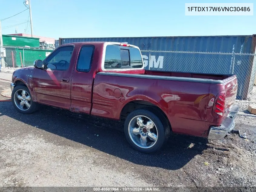 1997 Ford F-150 Lariat/Standard/Xl/Xlt VIN: 1FTDX17W6VNC30486 Lot: 40581964