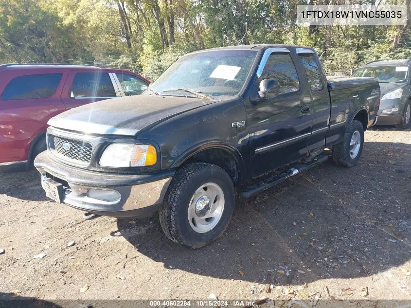 1997 Ford F-150 Lariat/Xl/Xlt VIN: 1FTDX18W1VNC55035 Lot: 40602284