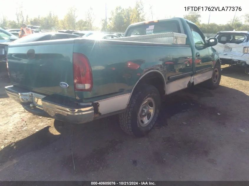 1997 Ford F-150 Lariat/Standard/Xl/Xlt VIN: 1FTDF1762VLA77376 Lot: 40605076