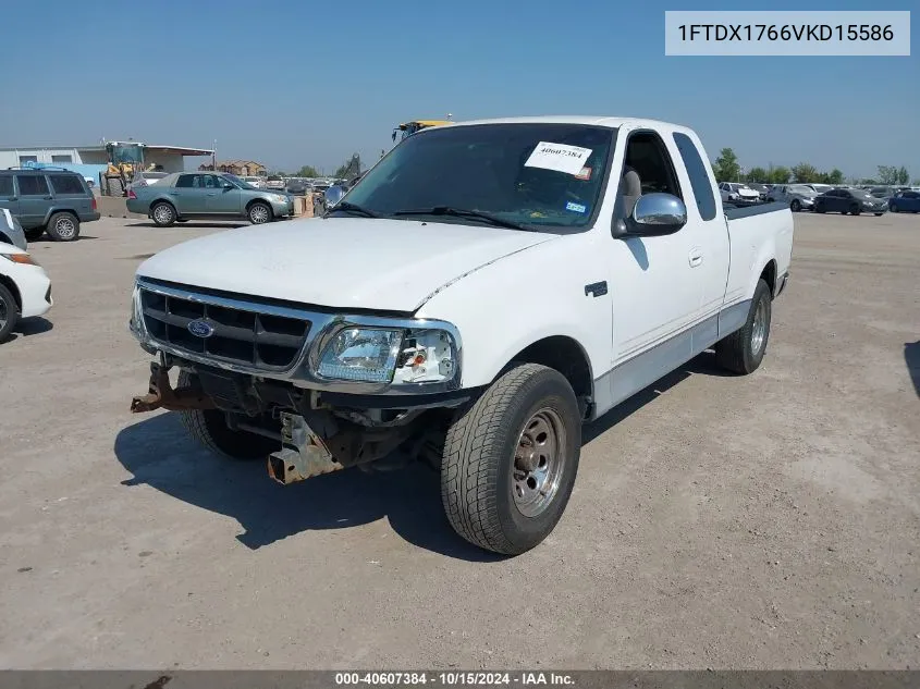 1997 Ford F-150 Lariat/Standard/Xl/Xlt VIN: 1FTDX1766VKD15586 Lot: 40607384