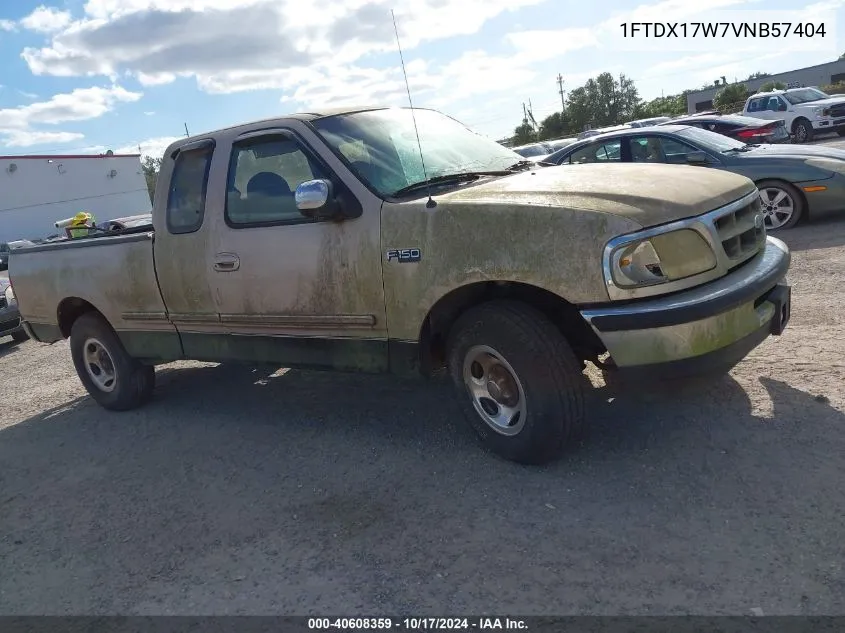 1997 Ford F-150 Lariat/Standard/Xl/Xlt VIN: 1FTDX17W7VNB57404 Lot: 40608359