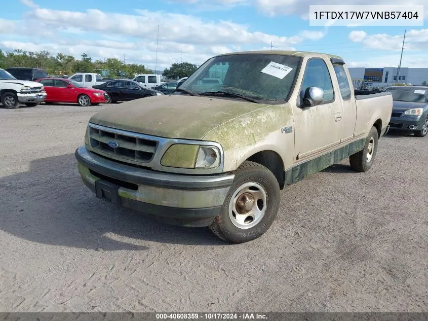 1997 Ford F-150 Lariat/Standard/Xl/Xlt VIN: 1FTDX17W7VNB57404 Lot: 40608359