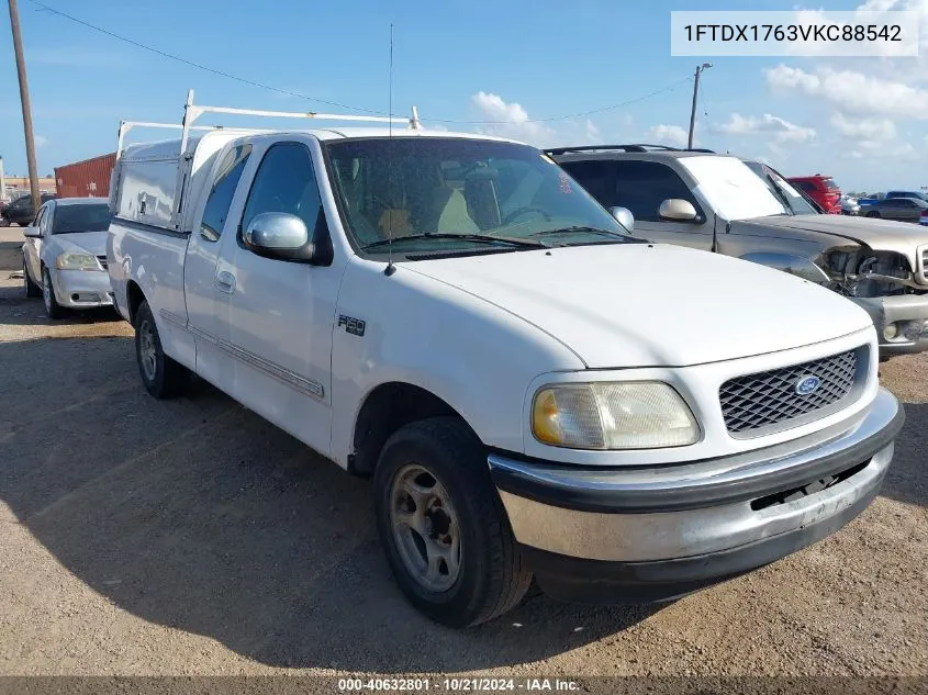 1997 Ford F-150 Lariat/Standard/Xl/Xlt VIN: 1FTDX1763VKC88542 Lot: 40632801