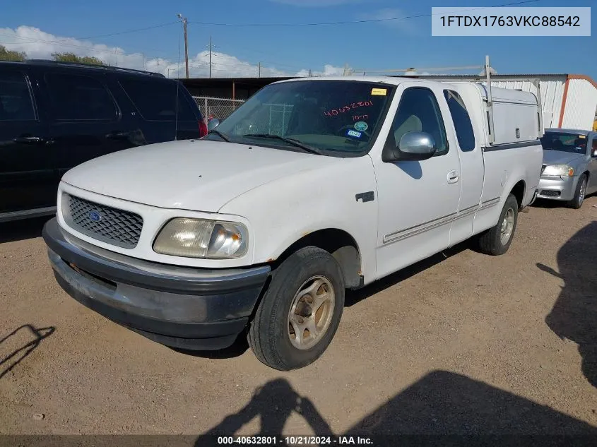 1997 Ford F-150 Lariat/Standard/Xl/Xlt VIN: 1FTDX1763VKC88542 Lot: 40632801