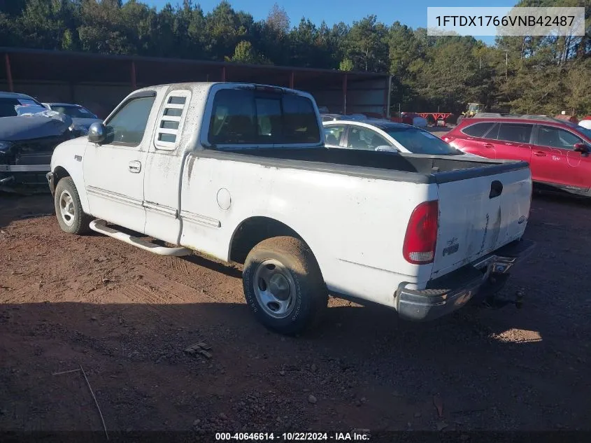 1997 Ford F-150 Lariat/Standard/Xl/Xlt VIN: 1FTDX1766VNB42487 Lot: 40646614