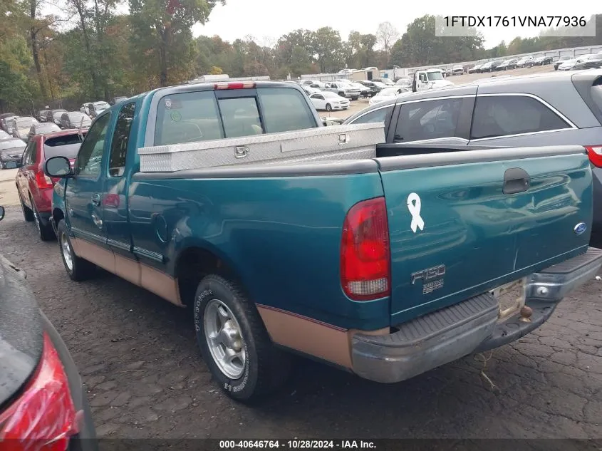 1997 Ford F-150 Lariat/Standard/Xl/Xlt VIN: 1FTDX1761VNA77936 Lot: 40646764