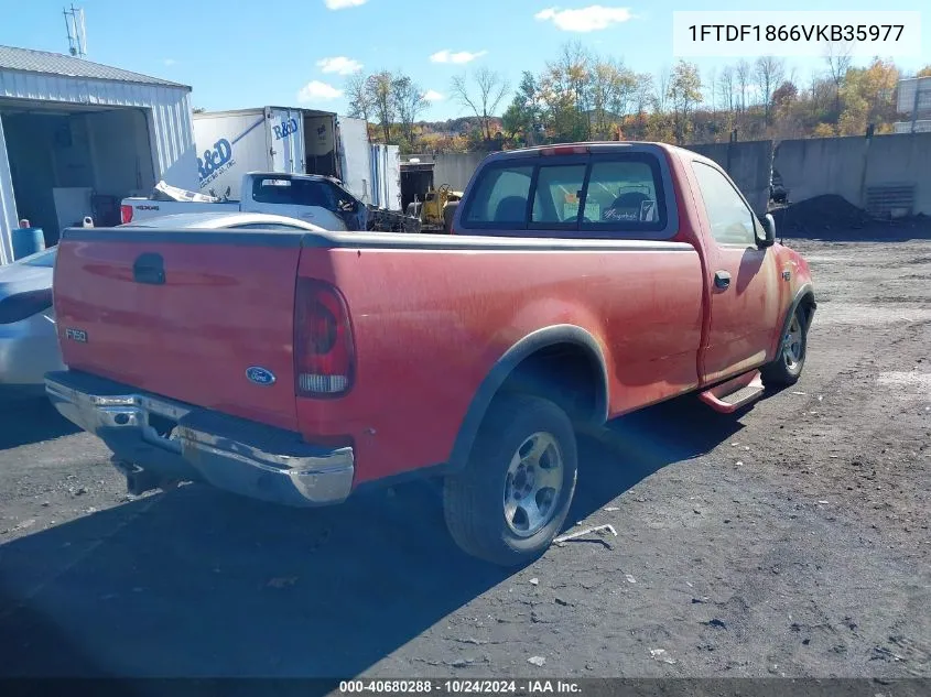 1997 Ford F-150 Lariat/Standard/Xl/Xlt VIN: 1FTDF1866VKB35977 Lot: 40680288