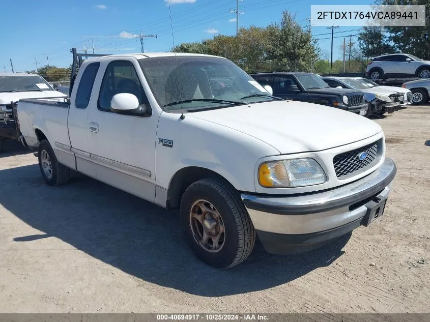 1997 Ford F-150 Lariat/Standard/Xl/Xlt VIN: 2FTDX1764VCA89441 Lot: 40694917