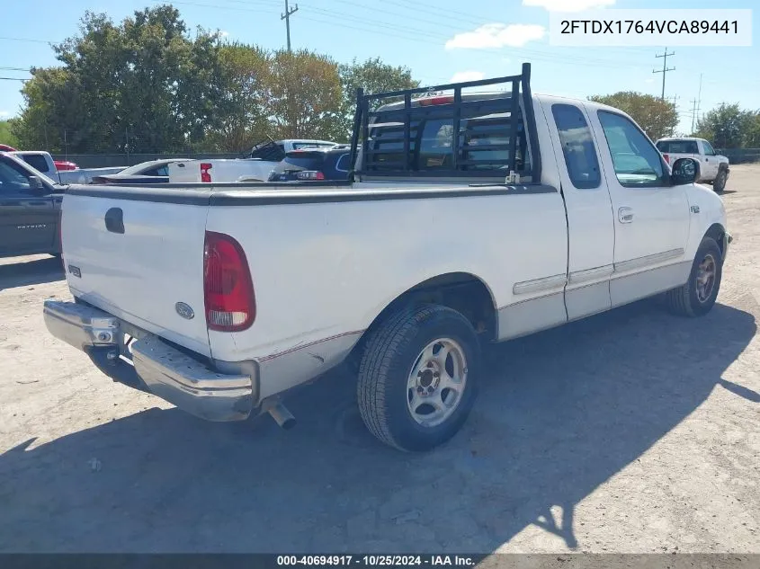 1997 Ford F-150 Lariat/Standard/Xl/Xlt VIN: 2FTDX1764VCA89441 Lot: 40694917