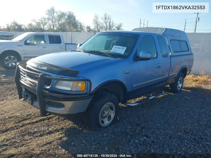 1997 Ford F-150 Lariat/Xl/Xlt VIN: 1FTDX1862VKA32553 Lot: 40718138