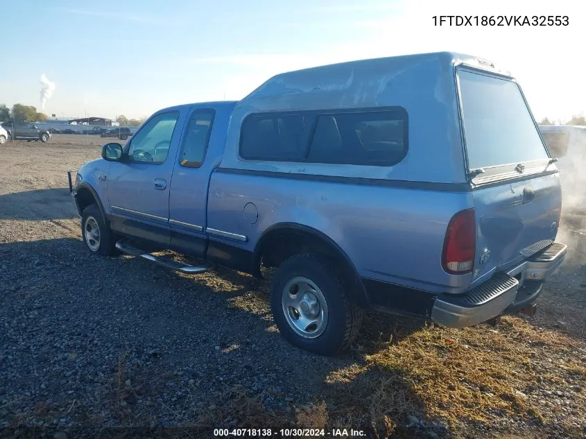 1997 Ford F-150 Lariat/Xl/Xlt VIN: 1FTDX1862VKA32553 Lot: 40718138