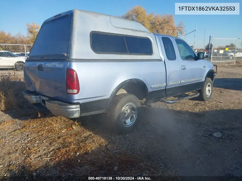 1997 Ford F-150 Lariat/Xl/Xlt VIN: 1FTDX1862VKA32553 Lot: 40718138