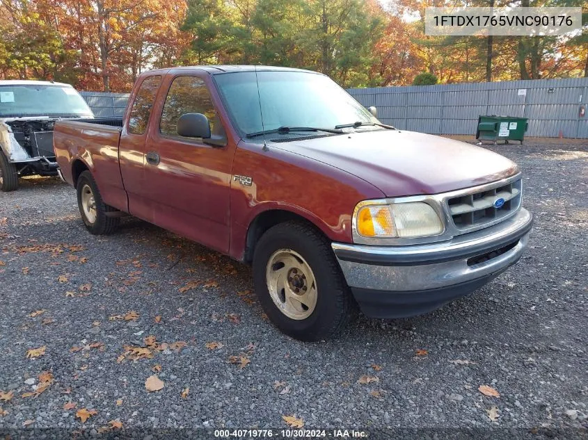 1997 Ford F-150 Lariat/Standard/Xl/Xlt VIN: 1FTDX1765VNC90176 Lot: 40719776