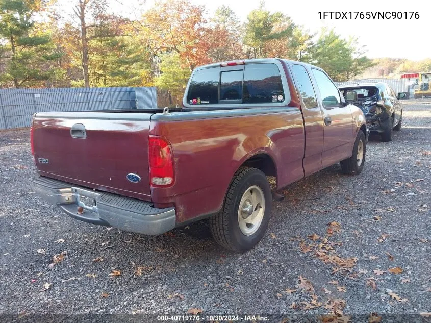 1997 Ford F-150 Lariat/Standard/Xl/Xlt VIN: 1FTDX1765VNC90176 Lot: 40719776