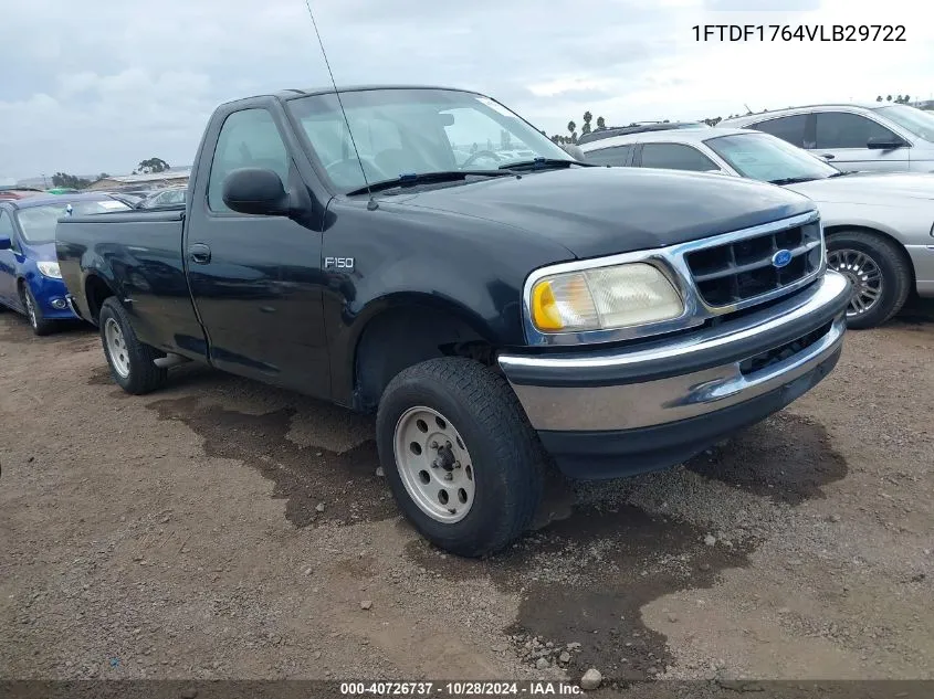 1997 Ford F-150 Lariat/Standard/Xl/Xlt VIN: 1FTDF1764VLB29722 Lot: 40726737