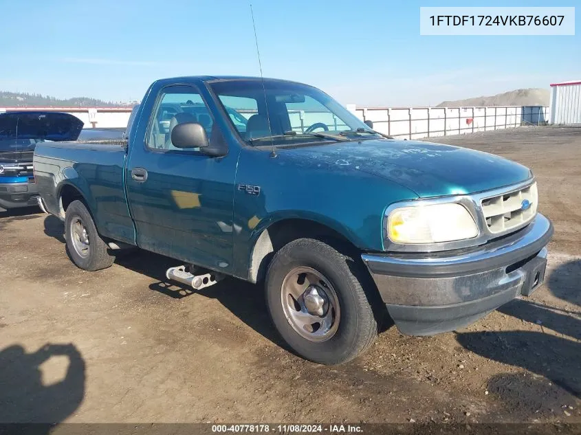 1997 Ford F-150 Standard/Xl/Xlt VIN: 1FTDF1724VKB76607 Lot: 40778178