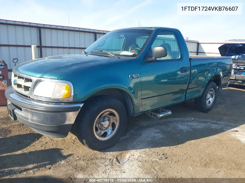 1997 Ford F-150 Standard/Xl/Xlt VIN: 1FTDF1724VKB76607 Lot: 40778178