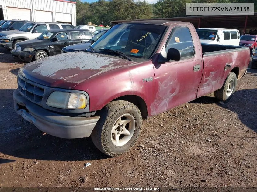 1997 Ford F-150 Standard/Xl/Xlt VIN: 1FTDF1729VNA28158 Lot: 40780329