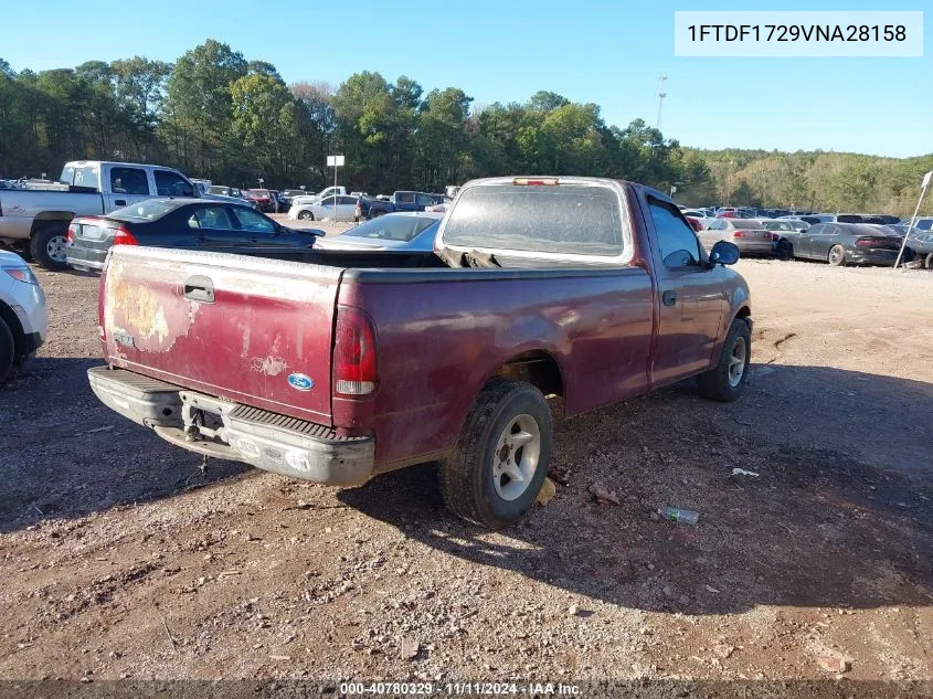 1997 Ford F-150 Standard/Xl/Xlt VIN: 1FTDF1729VNA28158 Lot: 40780329