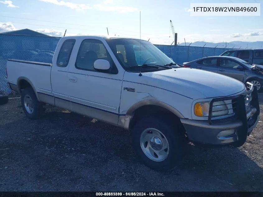 1FTDX18W2VNB49600 1997 Ford F-150 Lariat/Xl/Xlt