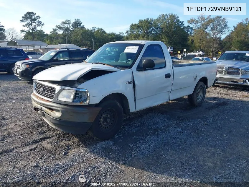 1997 Ford F150 VIN: 1FTDF1729VNB9121 Lot: 40818202