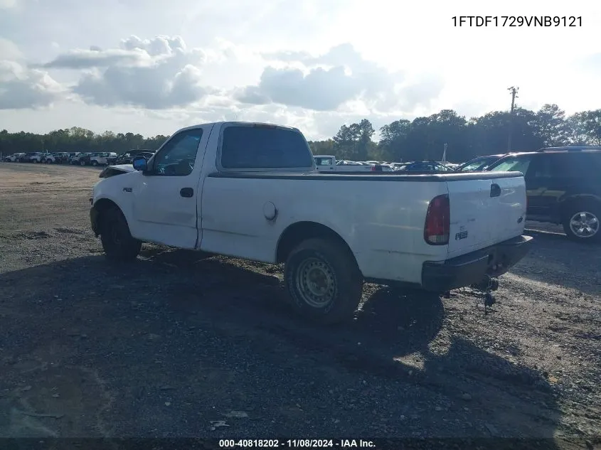 1997 Ford F150 VIN: 1FTDF1729VNB9121 Lot: 40818202