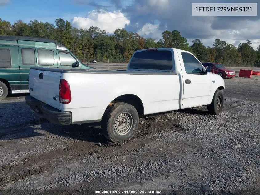 1997 Ford F150 VIN: 1FTDF1729VNB9121 Lot: 40818202