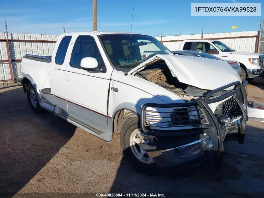 1997 Ford F-150 Lariat/Standard/Xl/Xlt VIN: 1FTDX0764VKA99523 Lot: 40828884